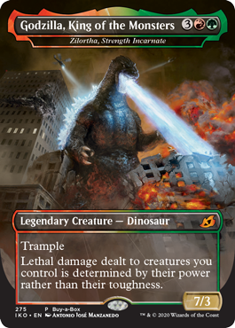 it's fucking godzilla