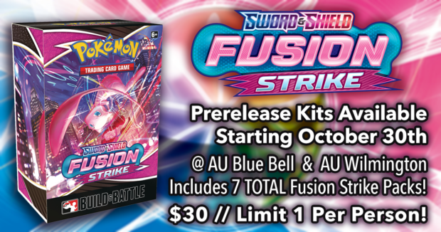Pokemon TCG Fusion Strike Build & Battle Boxes Available October 30th
