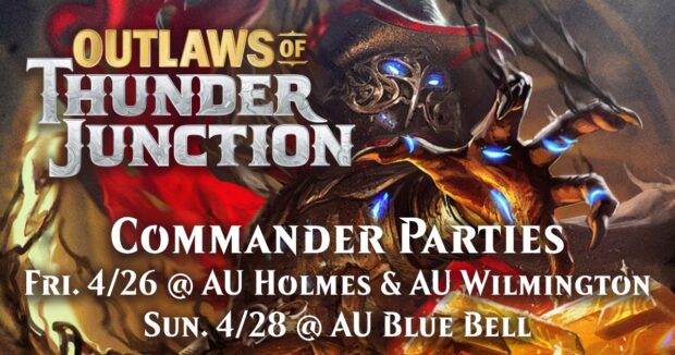 MTG Outlaws of Thunder Junction Commander Parties at Alternate Universes