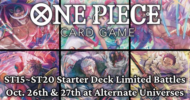 One Piece Card Game ST15~ST20 Starter Deck Limited Battle (Release Event) at Alternate Universes