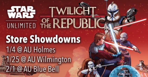 Star Wars: Unlimited Twilight of the Republic Store Showdowns at Alternate Universes