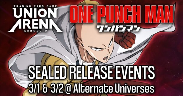 Union Arena One Punch Man Release Events at Alternate Universes