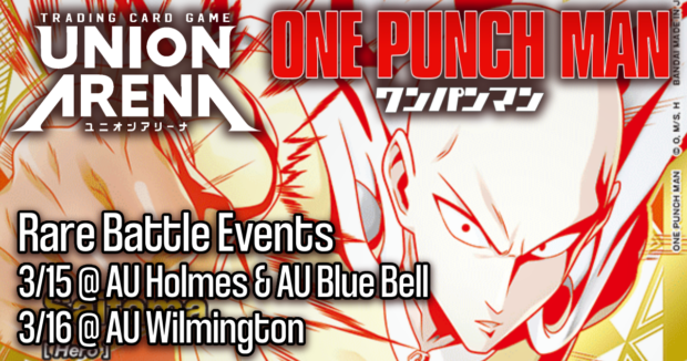 Union Arena One Punch Man Rare Battle Events at Alternate Universes