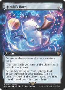 MTG Final Fantasy Buy-A-Box Promo Herald's Horn
