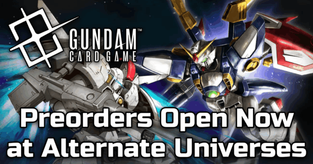Gundam Card Game PREORDERS Open Now at Alternate Universes