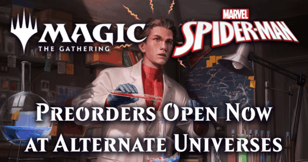 MTG Spider-Man Preorders Open Now at Alternate Universes