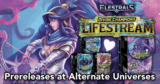 Elestrals Lifestorm Prereleases at Alternate Universes